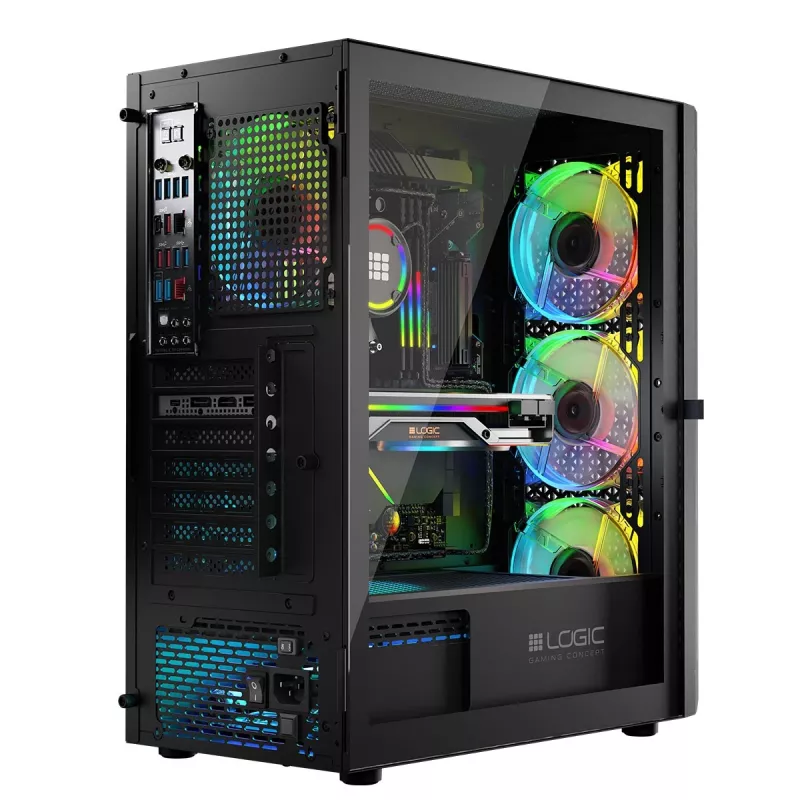 Carcasa Logic ARAMIS ARGB MINIDI USB 3.0 Negra