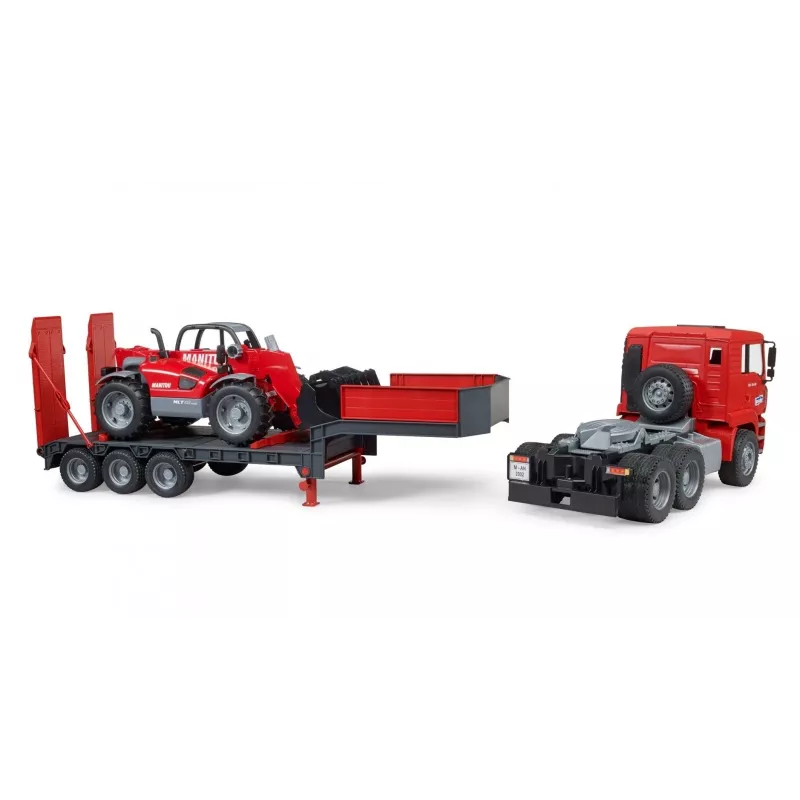 Set de vehículos BRUDER MAN TGA camión cargador con cargador Manitou