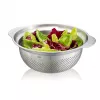 GEFU colador de cocina PREMIO G-28132, 27 cm malla de acero inoxidable, colador de mano
