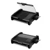 Lafe GRL-003 grill eléctrico de contacto con tapa, 1650 W