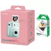 Cámara instantánea Fujifilm Instax Mini 12 verde menta con pack de 10 hojas de película instantánea