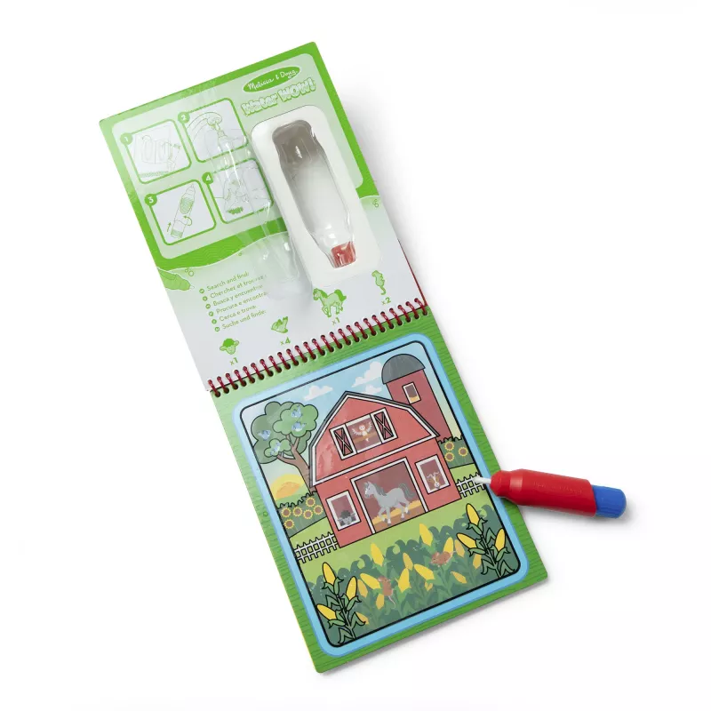 Water Wow Farm GML Malbuch — spinmaster libro de pintura con agua reutilizable para viaje