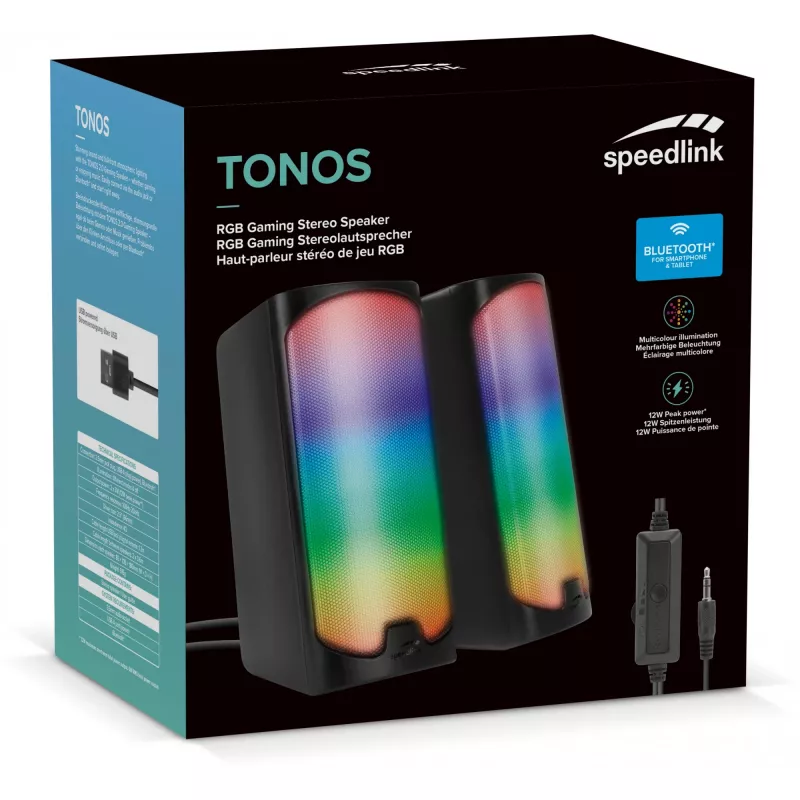 Altavoz SPEEDLINK TONOS RGB 6 W
