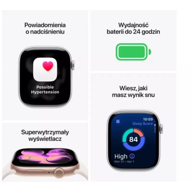 Smartwatch Apple Watch Series 11 GPS + Cellular 46mm Titanium Case Grey Band