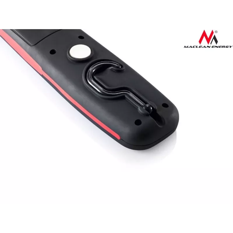 Lámpara de taller MACLEAN MCE03 — 24 LEDs, base magnética y gancho, a pilas (3×AAA)