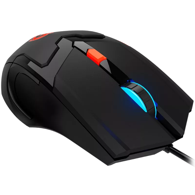CANYON Ratón Vigil GM-2 RGB 6 botones con cable Negro