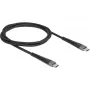Cable USB DeLOCK 81124 USB 2.0 1m USB C negro