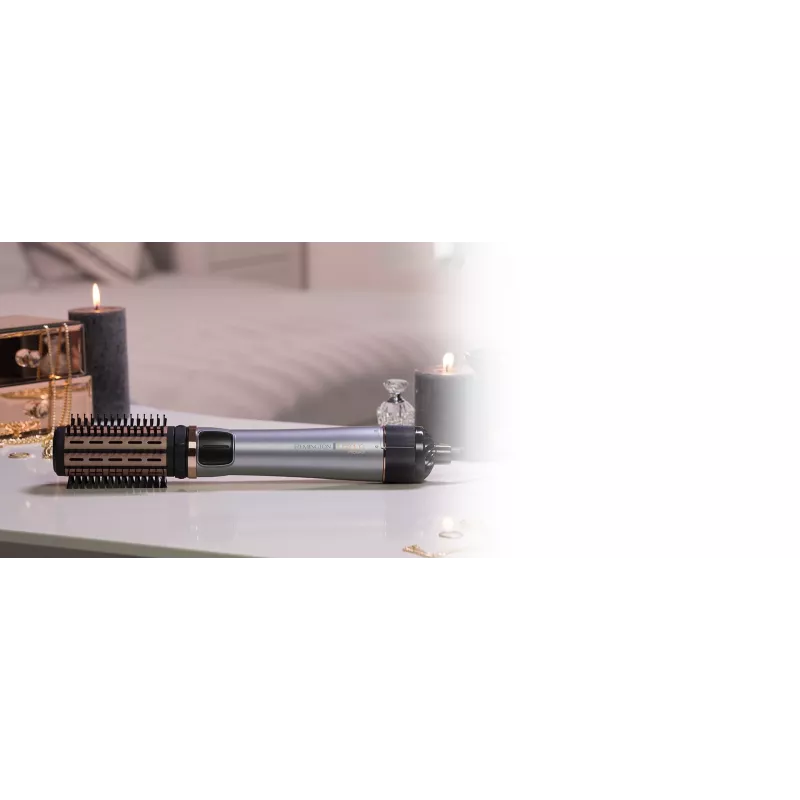 Cepillo de aire caliente Remington AS8810 — 1000 W, tecnología de vapor, cepillo de 4–5 cm, 2 niveles de calor/velocidad, cable de 3 m, opción inalámbrica