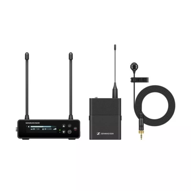 Sennheiser EW-DP ME 4 SET (R4-9) - set para cámara con transmisor de petaca y micrófono ME 4 (direccional), 552-608 MHz