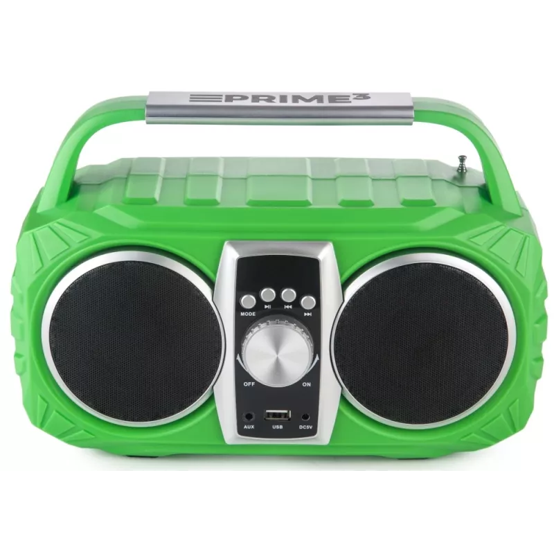 Radio despertador PRIME3 Prime3 APR71GR Neon — despertador con radio FM y pantalla LED