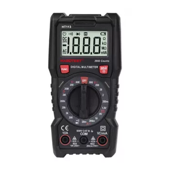 Multímetro digital Habotest HT113 – medición de tensión y corriente AC/DC