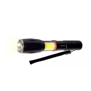 Linterna de mano Esperanza Dione negra LED