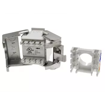 Módulo keystone Alantec MB004-1 RJ45 STP Cat.6 PoE+ sin herramientas ALANTEC Plus - Rendimiento de transmisión mejorado