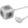 Brennenstuhl 1150090 cable alargador 1,4 m 4 salidas de corriente para interior blanco (1150090)