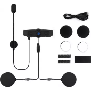 Midland Albrecht BPA 400 - auricular - montado en casco - Bluetooth - inalámbrico (15540)