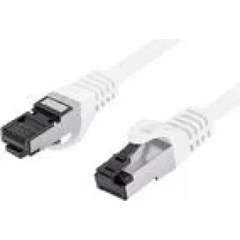 Lanberg PCF8-10CU-0150-W cable de conexión Cat8.1 S/FTP LSZH, blanco, 1,5 m, RJ45