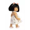 Muñeca 28 cm Llorens con rasgos realistas y cuerpo blando, modelo 28040