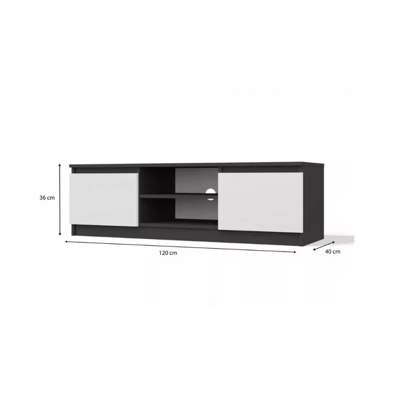 RTV 120 MALWA antracita/blanco
