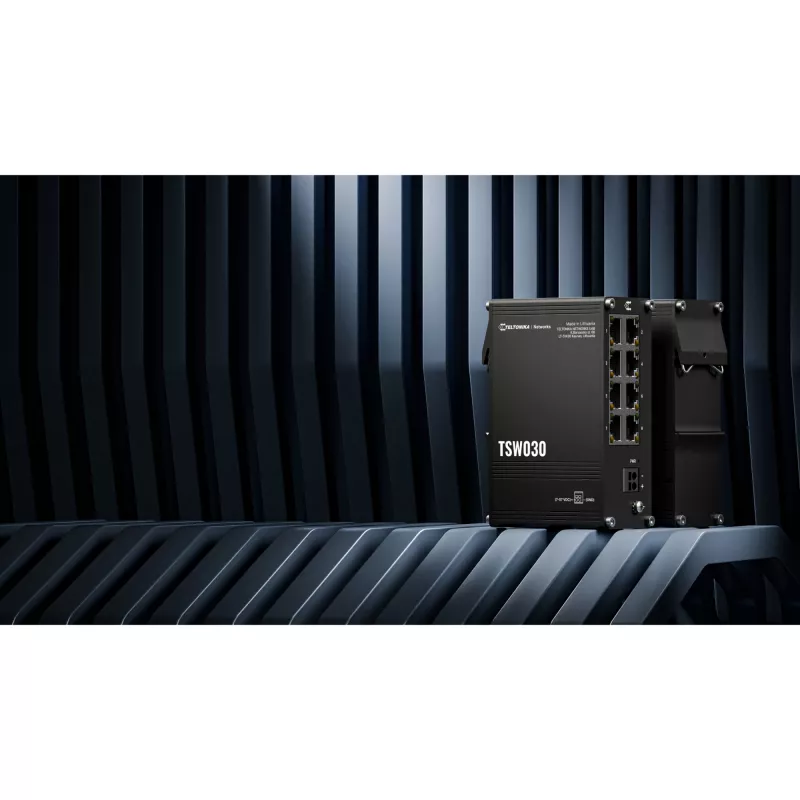 Teltonika TSW, Switch Ethernet industrial de 8 puertos no gestionado