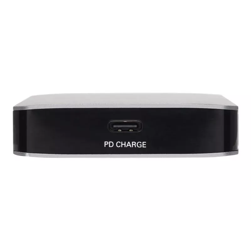 Dock USB-C Eaton Tripp Lite, doble pantalla - 4K 60 Hz HDMI, USB 3.2 Gen 1, hub USB-A, GbE, tarjeta de memoria, función de carga PD 100W, gris - Estación de acoplamiento - USB-C - 2 x HDMI - 1GbE (U442-DOCK