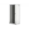 Armario rack Lanberg WF01-6427-10S 27U de pared blanco