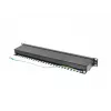 Patch panel 1U LANBERG PPS5-1024-B — 24 puertos RJ-45 Cat5, metal, negro, montaje en rack