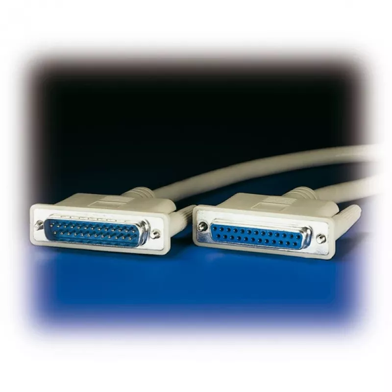 ROLINE Cable serie - DB-25 (M) a DB-25 (H)