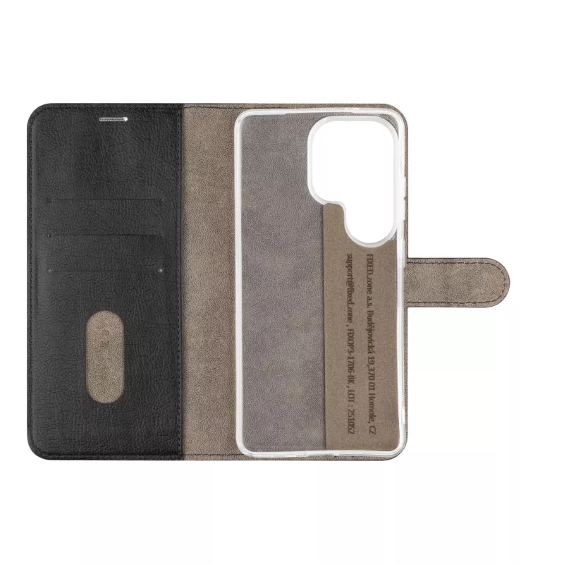 Fixed Opus | Funda tipo libro | Samsung | Galaxy S26 Ultra | Piel sintética | Negro