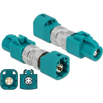 Adaptador HSD Z conector hembra a HSD Z conector macho DeLOCK 90484
