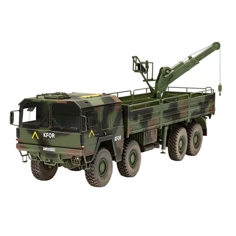 Maqueta de plástico REVELL Man 10T Milgl 8x8 camión escala 1/35