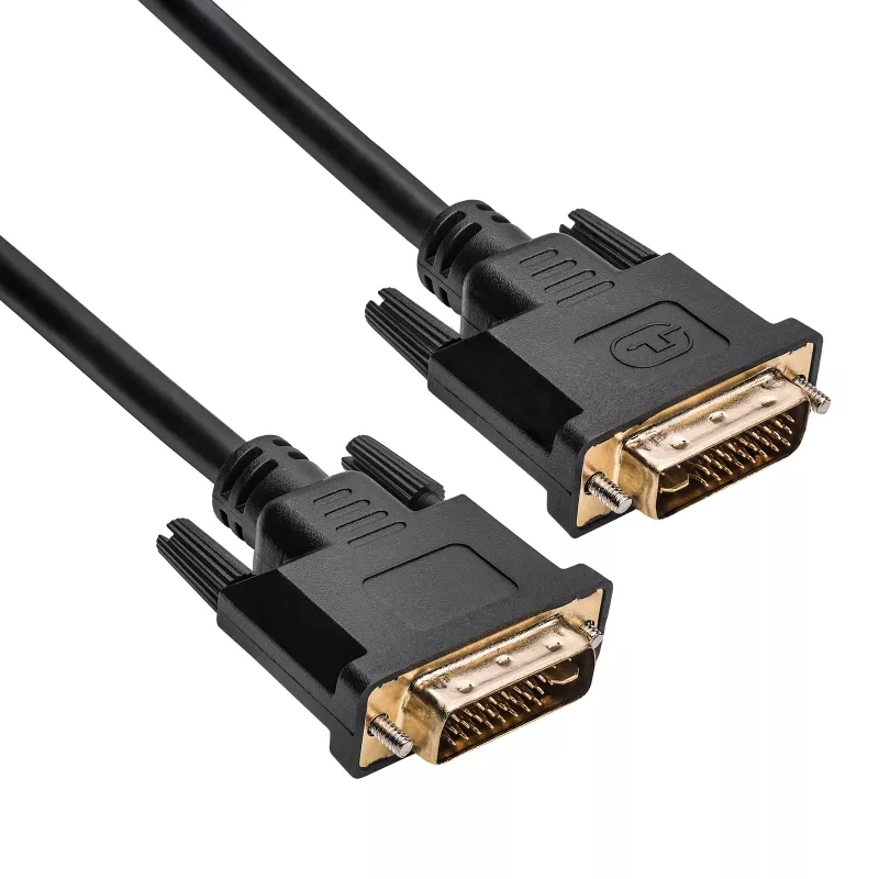Cable DVI-I Dual-Link Akyga AK-AV-02, 24+5 polos, 1,8 m, negro