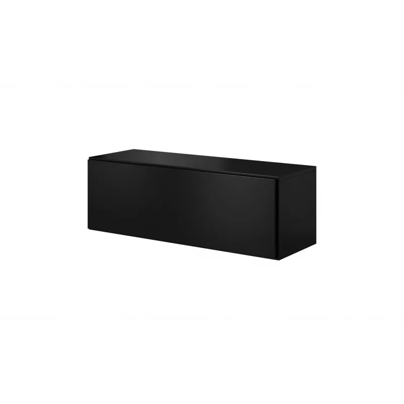 Conjunto de muebles de salón Cama ROCO 14 (2xRO1 + 2xRO6) negro/negro/negro