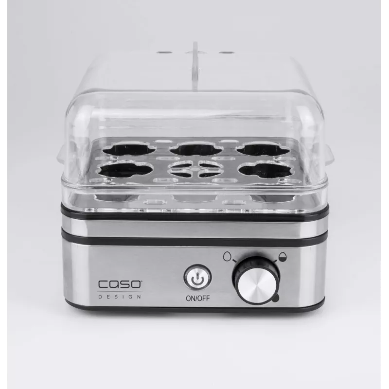Caso | Hervidor de huevos | E9 | Acero inoxidable | 400 W | Funciones 13 niveles de cocción