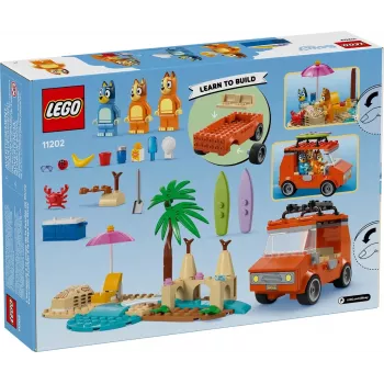 LEGO Bluey Coche azul excursión familiar 11202 — set de juego para juego imaginativo