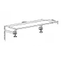 Estante de mesa para monitor Ergooffice.eu ER-409, fijación con tornillos, compatible con 13
