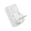 LogiLink PA0263 Adaptador de enchufe con sensor crepuscular, blanco, tipo F