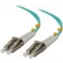 ALOGIC - Cable de parcheo - LC multimodo (macho) a LC multimodo (macho) - 2,0 m - Fibra óptica - Dúplex - 50/125 micrómetros - OM4 - Libre de halógenos (LCLC-02-OM4)