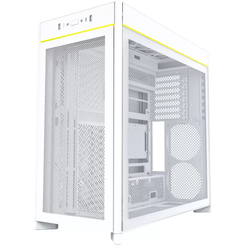 Caja de ordenador Montech HS01 Tempered Glass ATX blanca