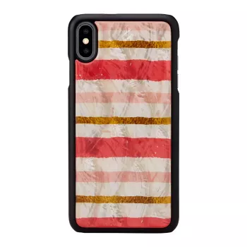 Funda para móvil iKins para iPhone XS Max — negra, diseño Shortcake