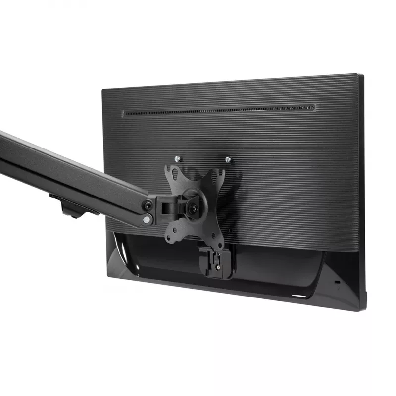 Soporte para monitor MACLEAN MC-906 para pantallas de 17 inch–27 inch, VESA 75x75–100x100, altura ajustable, inclinable y giratorio, soporta hasta 7 kg