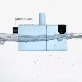 Fuente de agua PETKIT P4113 UVC azul – fuente de agua inalámbrica PETKIT con esterilización UVC