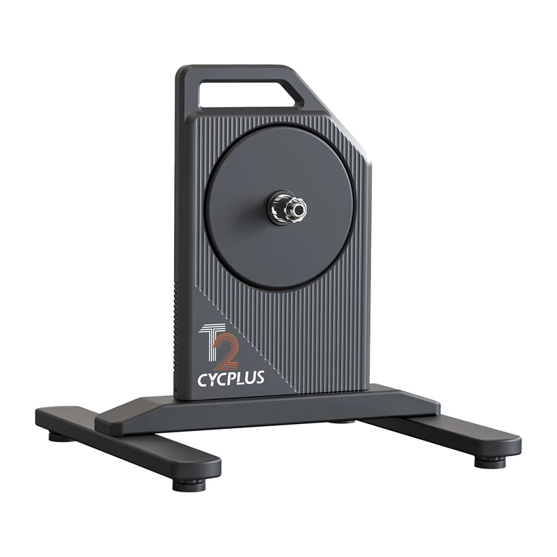 Rodillo de entrenamiento inteligente Cycplus T2H — entrenador de ciclismo de interior, diseño con rueda, control de resistencia interactivo
