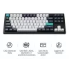 Teclado inalámbrico Q3 Max RGB/CARBON negro Q3M-M4 Keychron