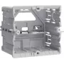 Hager Canaleta de zócalo Dado Caja de empotrar para dispositivos (L x An) 71 mm x 65 mm GLT5000 1 ud. Gris claro (GLT5000)