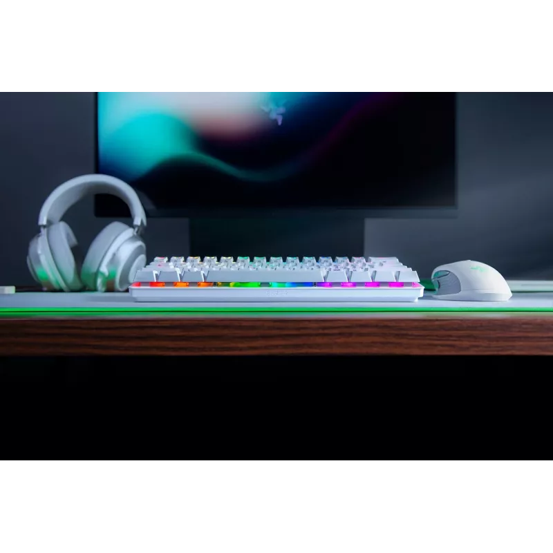 RAZER Huntsman Mini - Mercury Edition - Purple Switch - Teclado US-Layout