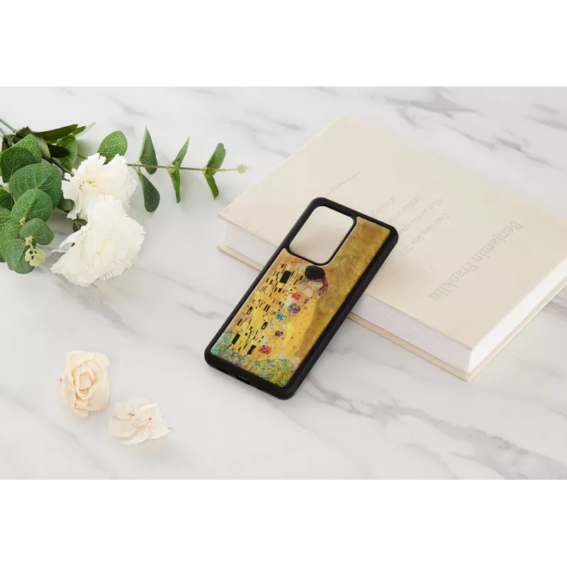 Funda protectora iKins para Samsung Galaxy S20 Ultra — diseño Kiss negro