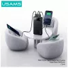 Batería externa portátil usams PB80 10000mAh 20W PD blanca
