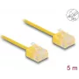 Cable de red DeLOCK RJ45 Cat.6 UTP 5 m amarillo