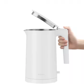 Hervidor de agua Xiaomi 1,7 L 1800 W blanco – acero inoxidable, tapa con botón, aislamiento térmico