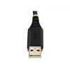 StarTech.com cable adaptador de 2ft (60cm) de 2 puertos USB a serie, tornillos/tuercas DB9 reemplazables, retención de COM, USB-A a DB9 RS232, FTDI, protección ESD de nivel 4, Windows/macOS/ChromeOS/Linux – construcción robusta en TPE